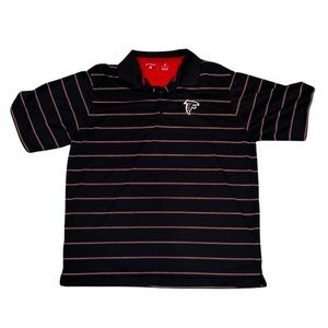 Men’s Antigua Atlanta Falcons Striped Polo Shirt